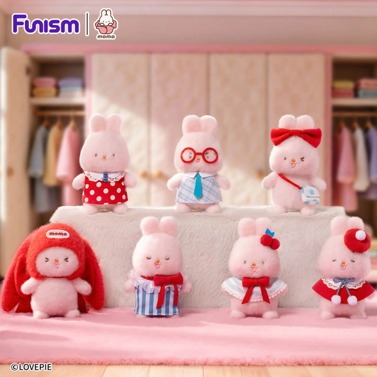 Funism Momo Bunny Vibrant Plush Blind Box