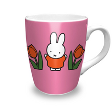 Load image into Gallery viewer, Miffy Mug Relax Miffy Tulips Pink 10cm
