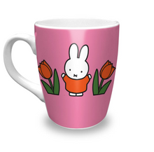 Load image into Gallery viewer, Miffy Mug Relax Miffy Tulips Pink 10cm
