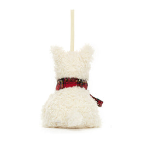 Jellycat Munro Scottie Dog Decoration 11cm