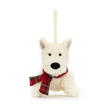 Load image into Gallery viewer, Jellycat Munro Scottie Dog Decoration 11cm
