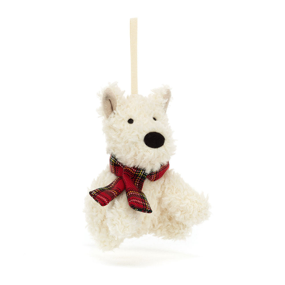 Jellycat Munro Scottie Dog Decoration 11cm