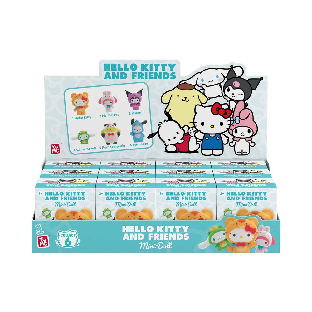 Hello Kitty & Friends - YuMe Mini-Doll Forest Friends Series 5cm