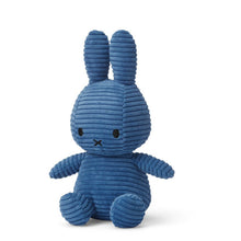 Load image into Gallery viewer, MIFFY &amp; FRIENDS Miffy Sitting ECO Corduroy Kobalt Blue (23cm)
