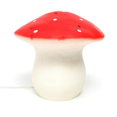 Knox & Floyd Heico Lamp – Large Mushroom Red