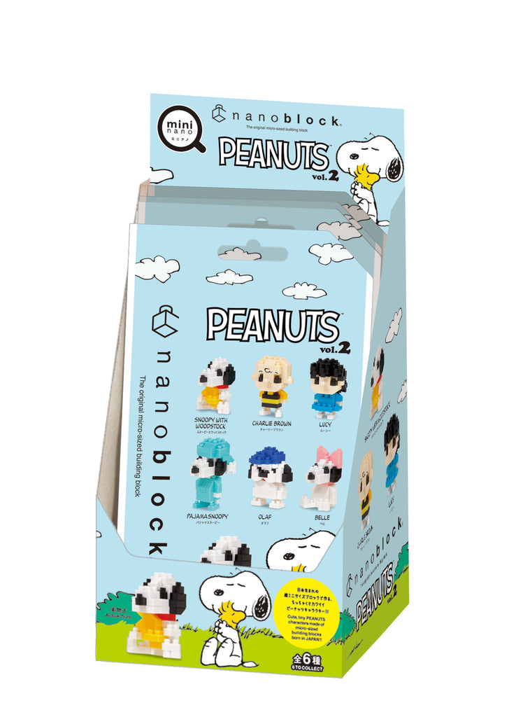 MININANO Peanuts Vol. 2 (6 Designs) Box