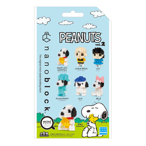 MININANO Peanuts Vol. 2 (6 Designs) Box