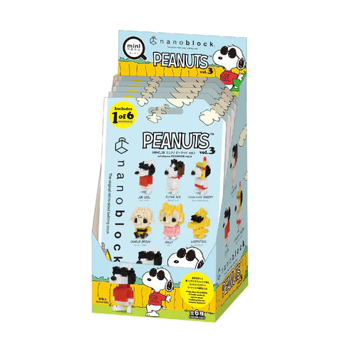 MININANO Peanuts Vol. 3 (6 Designs) Single Pack