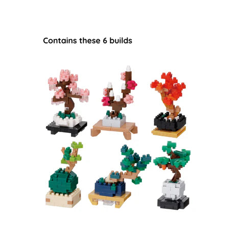Nanoblock Mininano Bonsai Collection (6 Designs)-Single Pack