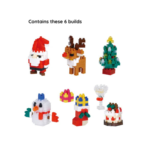 Nanoblock Mininano Christmas Collection(6 Designs)-Single Pack