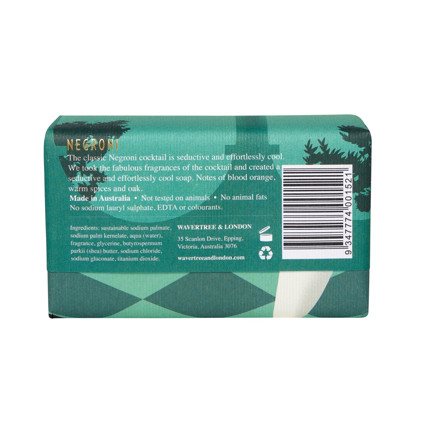 Wavertree & London Soap Negroni 200g