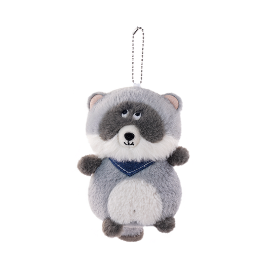 Glee Beanx  – Chubby Series Keycharm - Officer Nimo the Raccoon 13cm