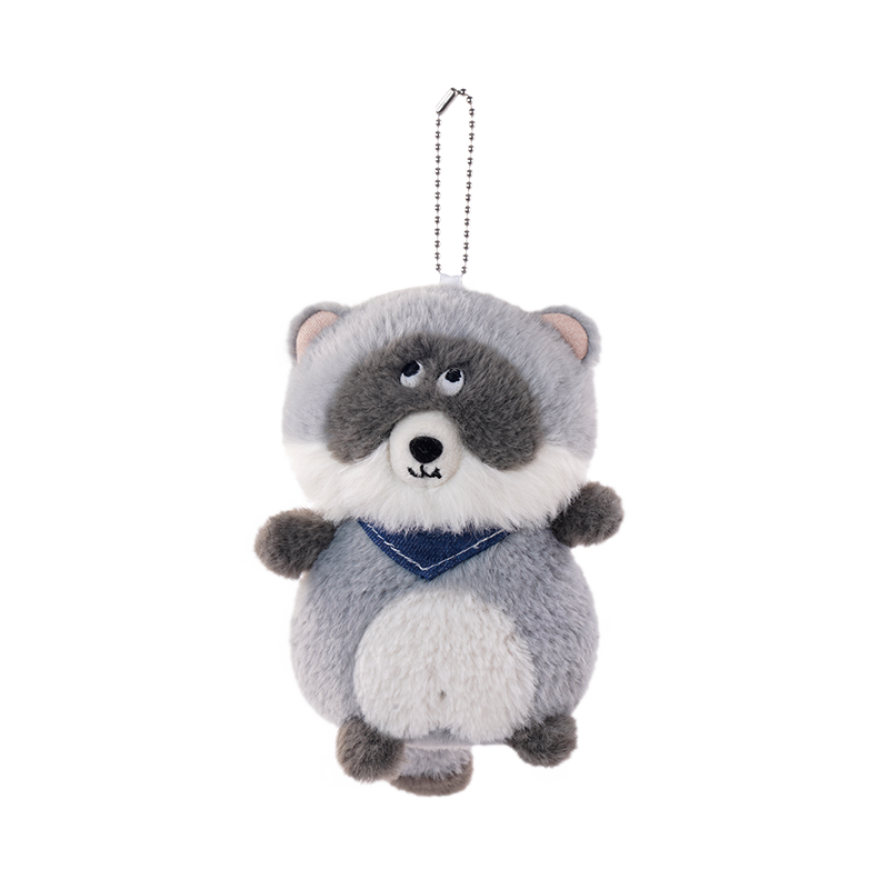 Glee Beanx  – Chubby Series Keycharm - Officer Nimo the Raccoon 13cm