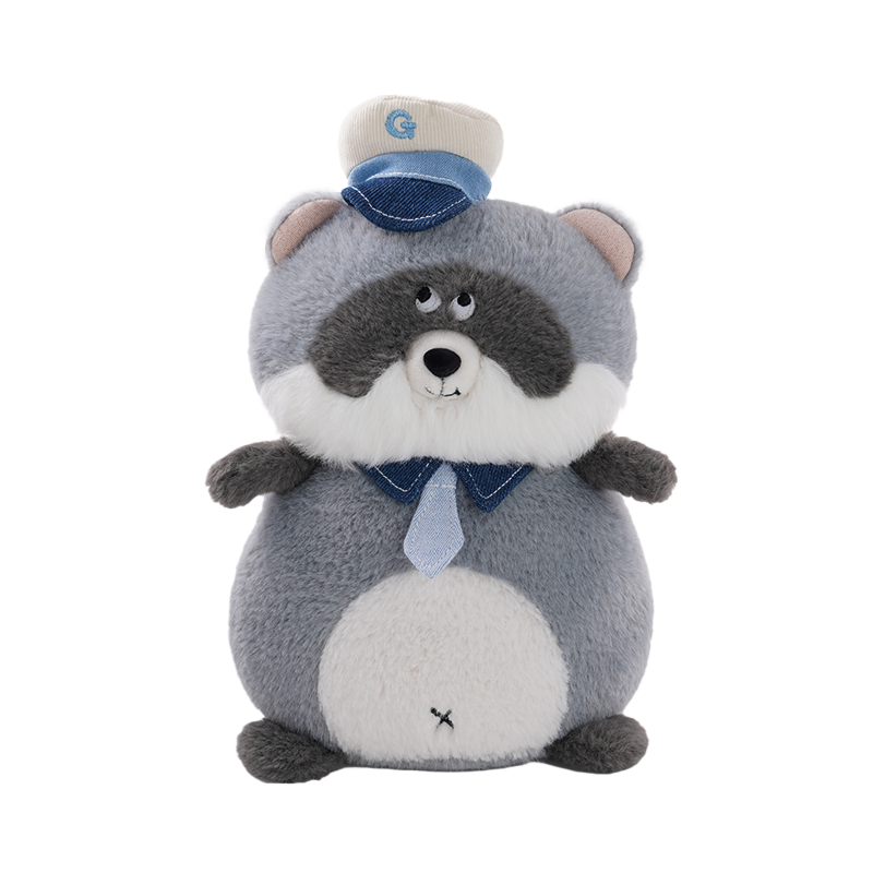 Glee Beanx  – Chubby Series Plush - Officer Nimo the Raccoon 22cm