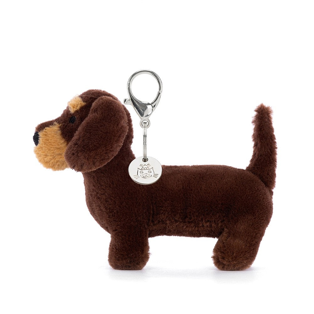 Jellycat Otto Sausage Dog Bag Charm 11cm