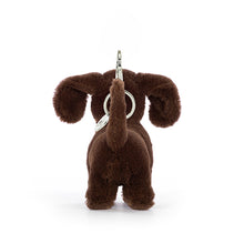 Load image into Gallery viewer, Jellycat Otto Sausage Dog Bag Charm 11cm
