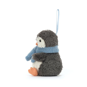 Jellycat Peanut Penguin Decoration 10cm