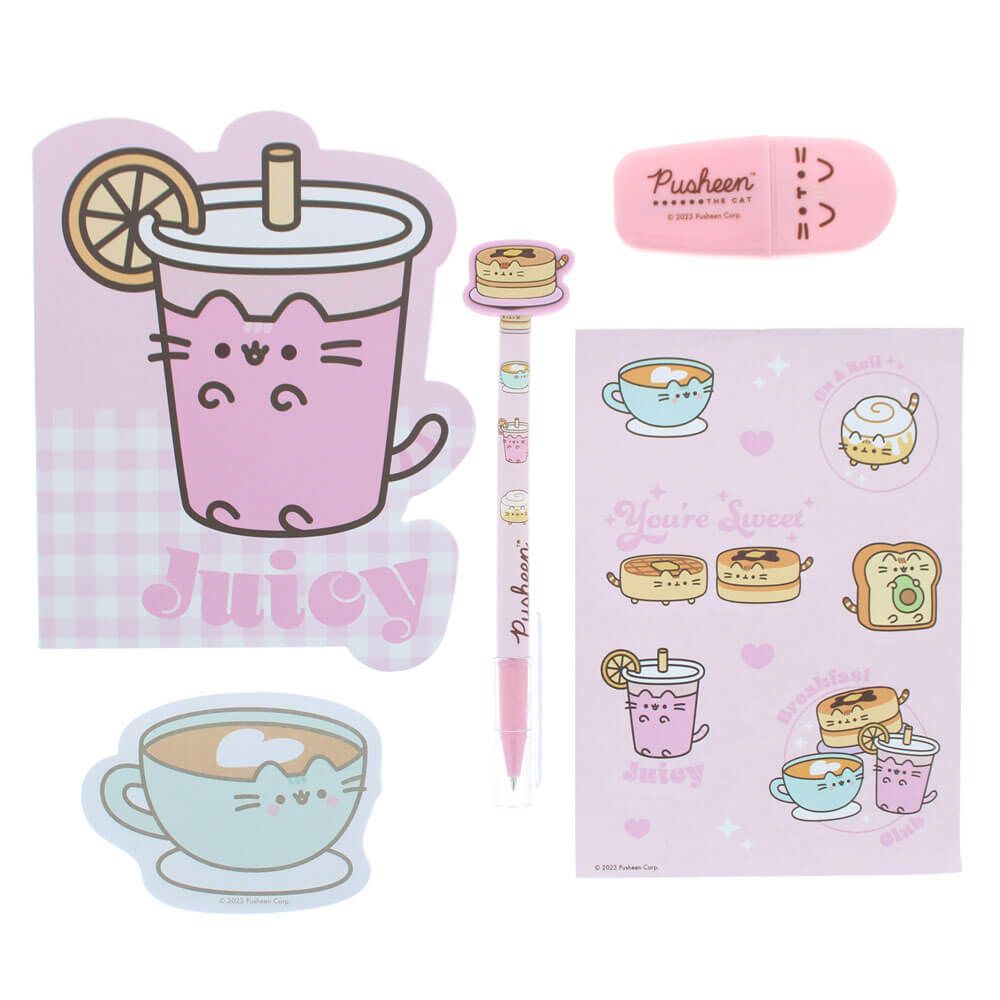 Pusheen  Breakfast Club Stationery Set
