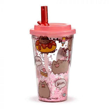 Load image into Gallery viewer, Pusheen Foodie: Double Walled Cup &amp; Straw
