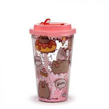 Load image into Gallery viewer, Pusheen Foodie: Double Walled Cup &amp; Straw
