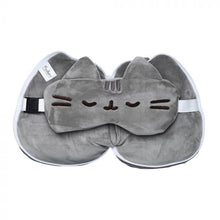 Load image into Gallery viewer, Pusheen Travel Pillow &amp; Eye Mask Set
