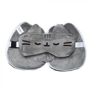 Pusheen Travel Pillow & Eye Mask Set