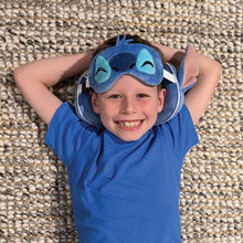 Load image into Gallery viewer, Disney Stitch Travel Pillow &amp; Eye Mask Set
