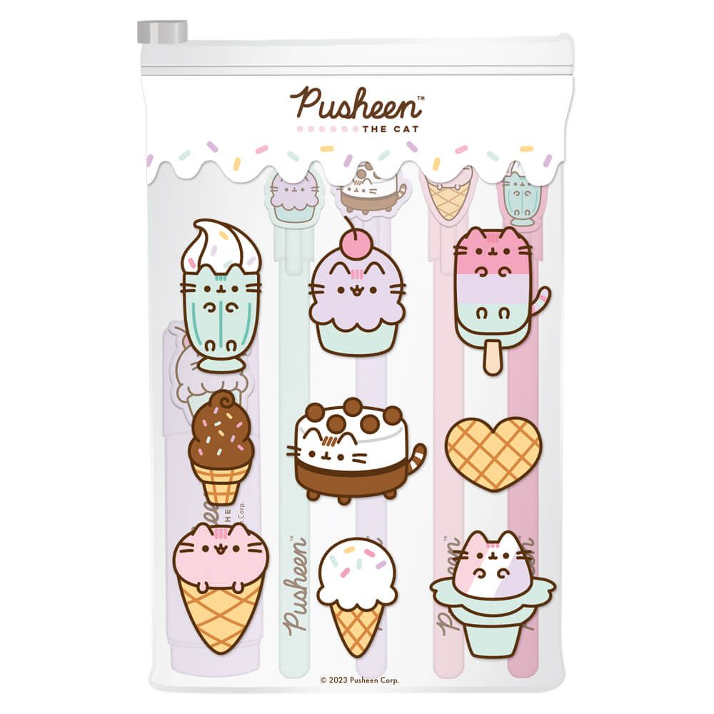 Pusheen Ice Cream Pen Set