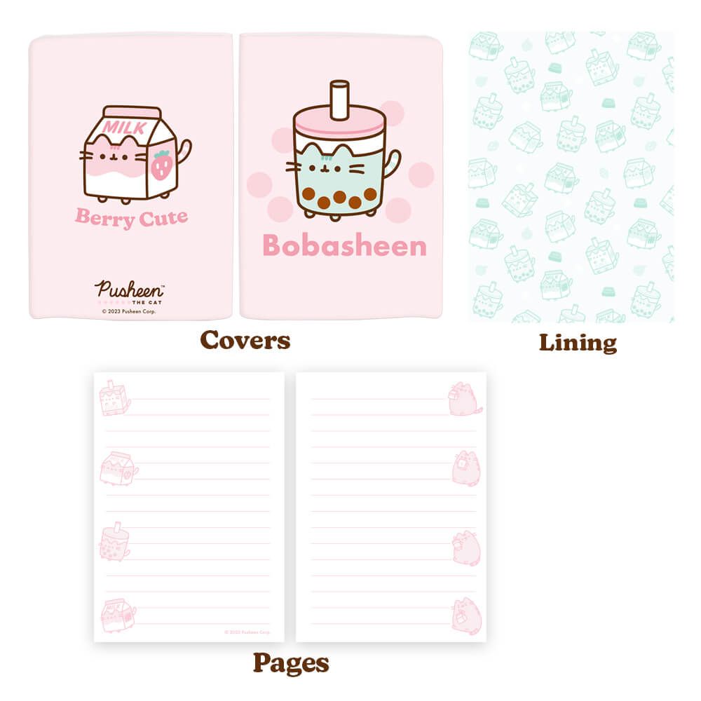 Pusheen Sips - PVC Pouch with Stationery