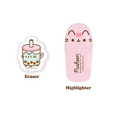 Load image into Gallery viewer, Pusheen Sips - PVC Pouch with Stationery
