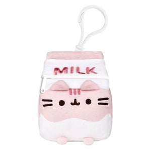 PUSHEEN SIPS STRAWBERRY MILK BAG CHARM PURSE