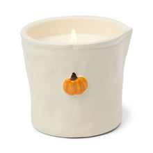 Load image into Gallery viewer, Paddywax Bistro Pumpkin Embossed Ceramic Candle - Pumpkin Spice 8oz/226g
