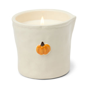 Paddywax Bistro Pumpkin Embossed Ceramic Candle - Pumpkin Spice 8oz/226g