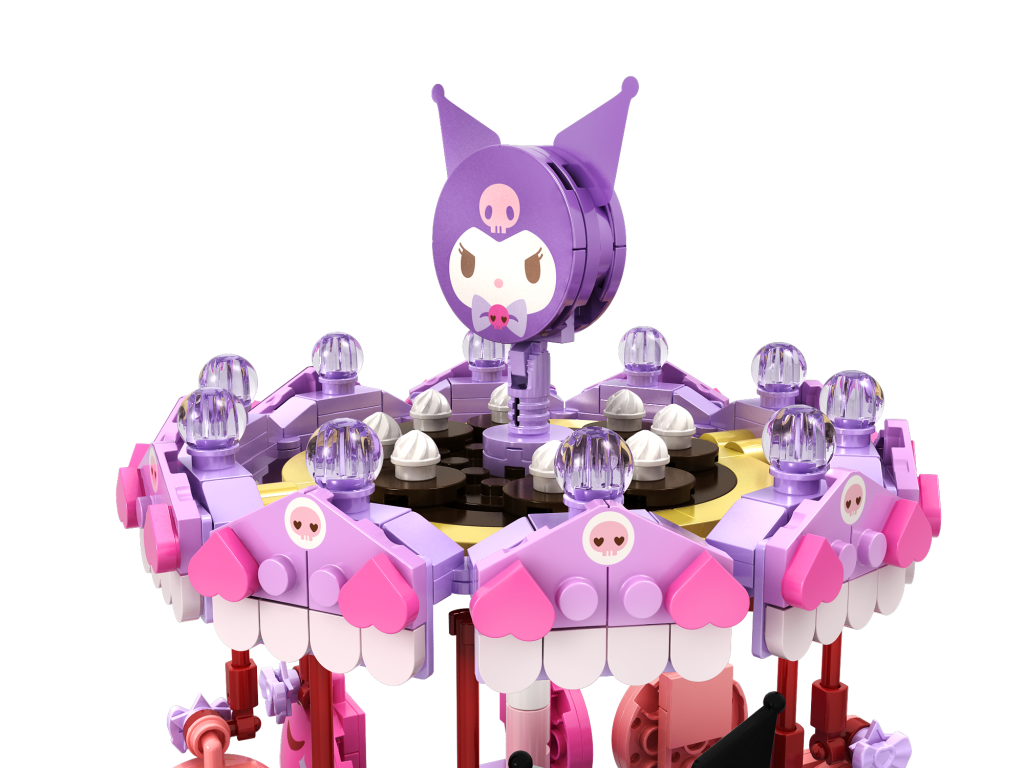 Hello Kitty - YuMe Blocks Summer Wunderland- Kuromi Swing Ride