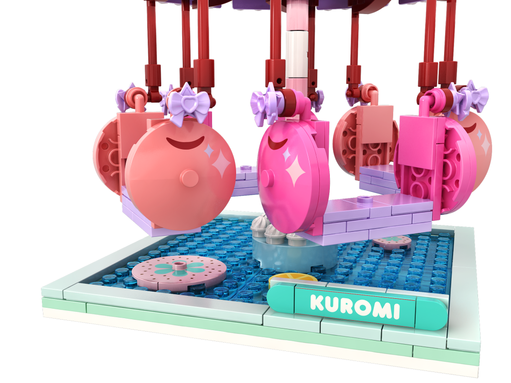 Hello Kitty - YuMe Blocks Summer Wunderland- Kuromi Swing Ride