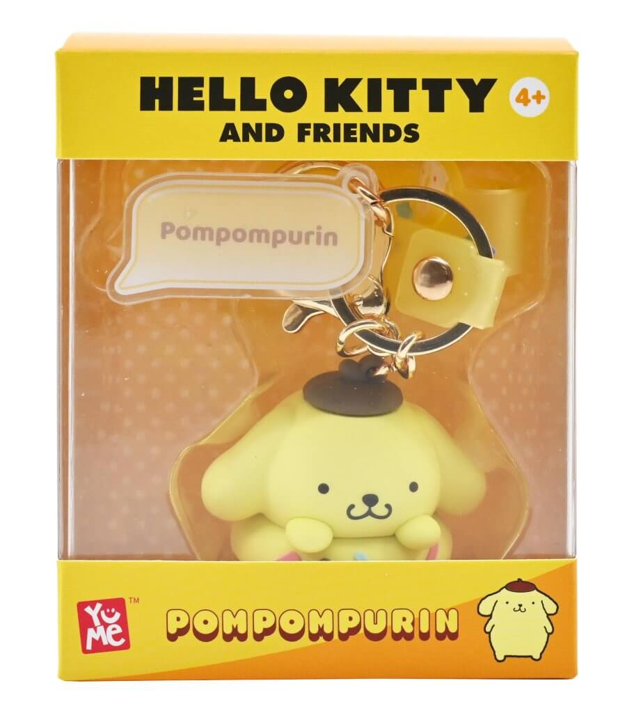 Hello Kitty - Keychain w/Hand Strap - Donut Box - Pompompurin