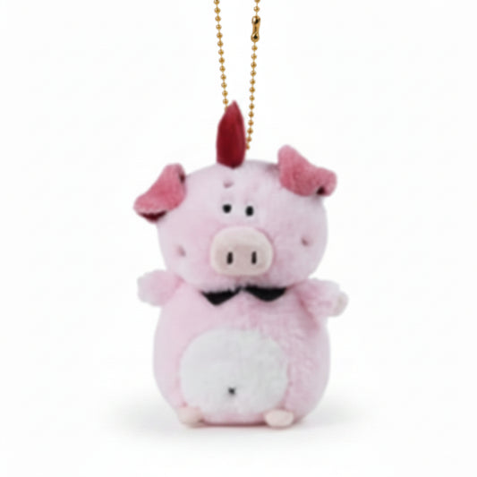 Glee Beanx  – Chubby Series Keycharm - Punky the Punk Pig 13cm