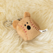 Load image into Gallery viewer, Dinotaeng Quokka Baseball Keyring
