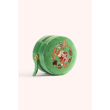 Load image into Gallery viewer, Powder Design Round Velvet Jewellery Box - Fox

