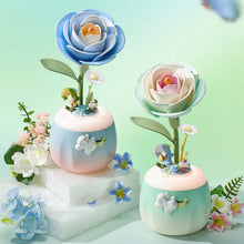 Load image into Gallery viewer, Robotime ROKR Starry Camellia Lamp DIY 3D Flower Night Light
