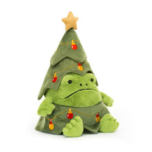 Load image into Gallery viewer, Jellycat Christmas Tree Ricky Rain Frog
