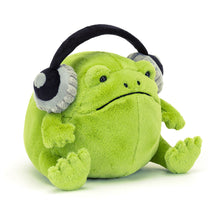 Load image into Gallery viewer, Jellycat Ricky Rain Frog Headphones 15cm
