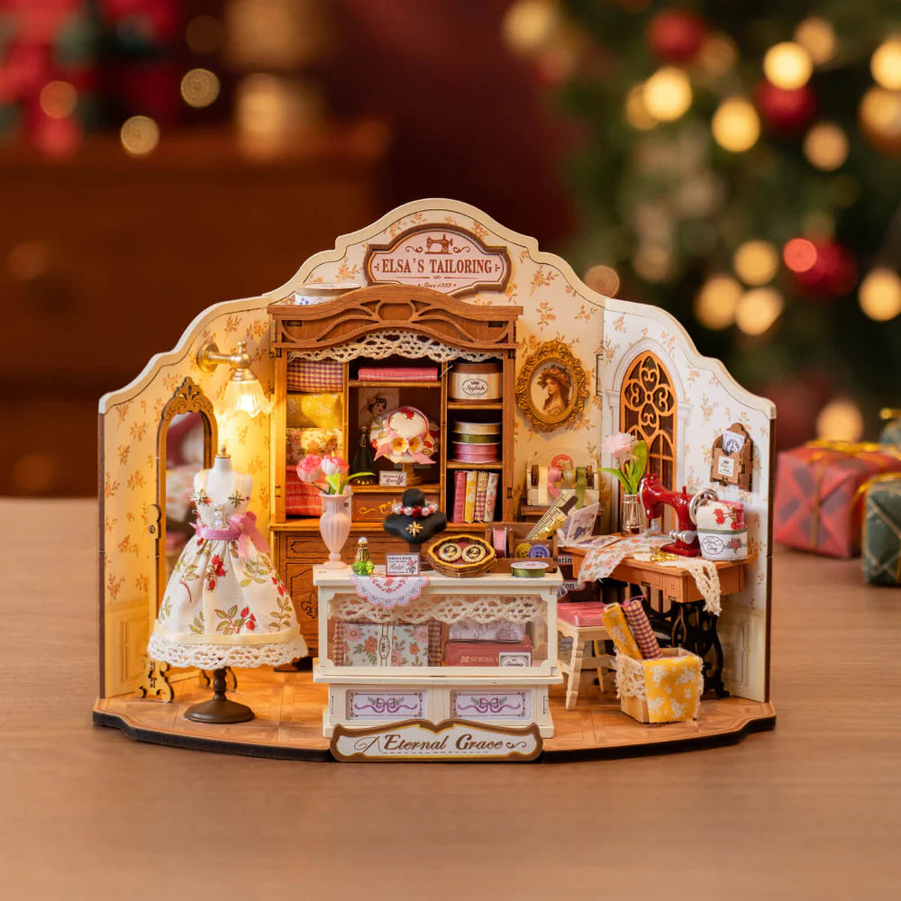 Robotime Rolife DIY Miniature House - Elsa's Tailoring DG178