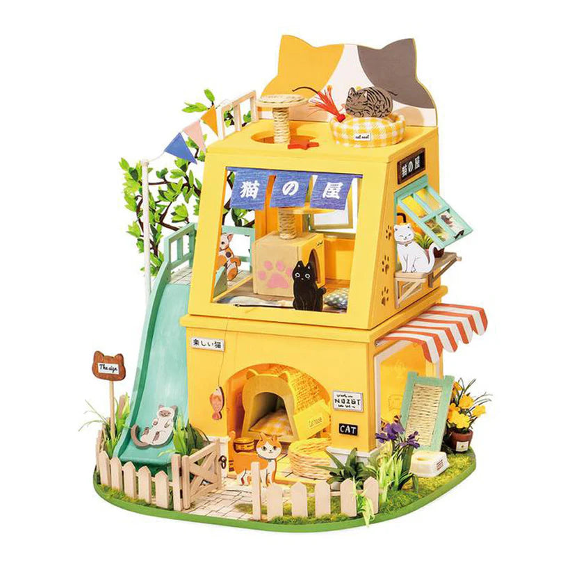 Robotime Rolife DIY Mini House Cat House