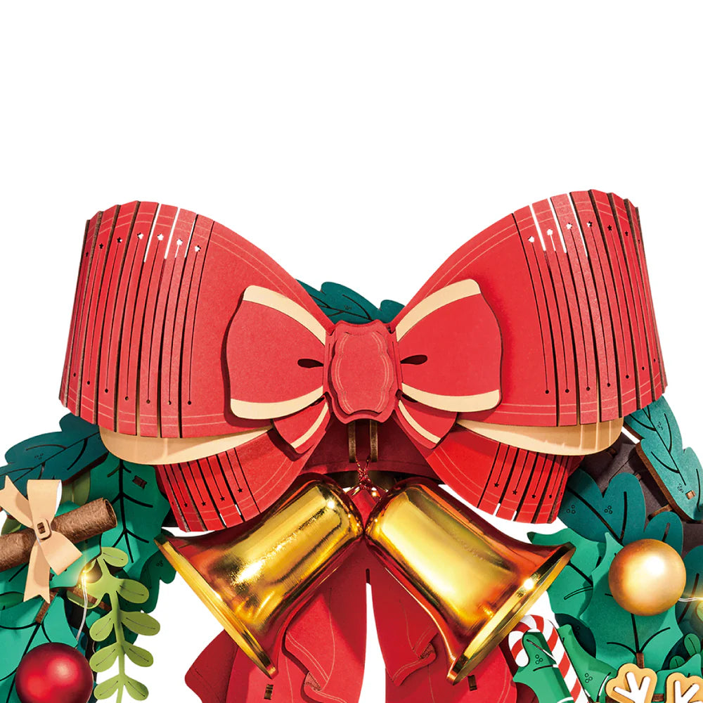 Robotime Rolife Christmas Wreath 3D Wooden Puzzle TGL04