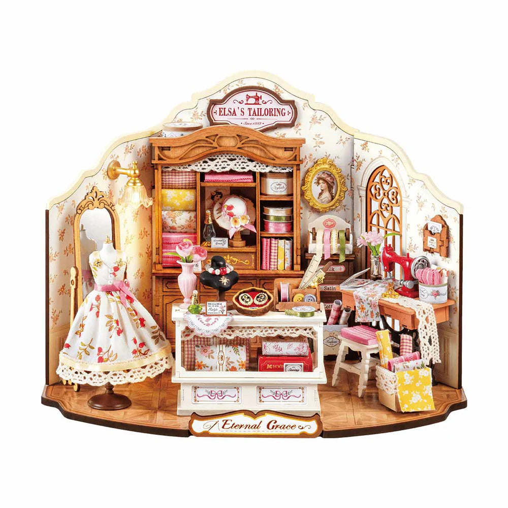 Robotime Rolife DIY Miniature House - Elsa's Tailoring DG178
