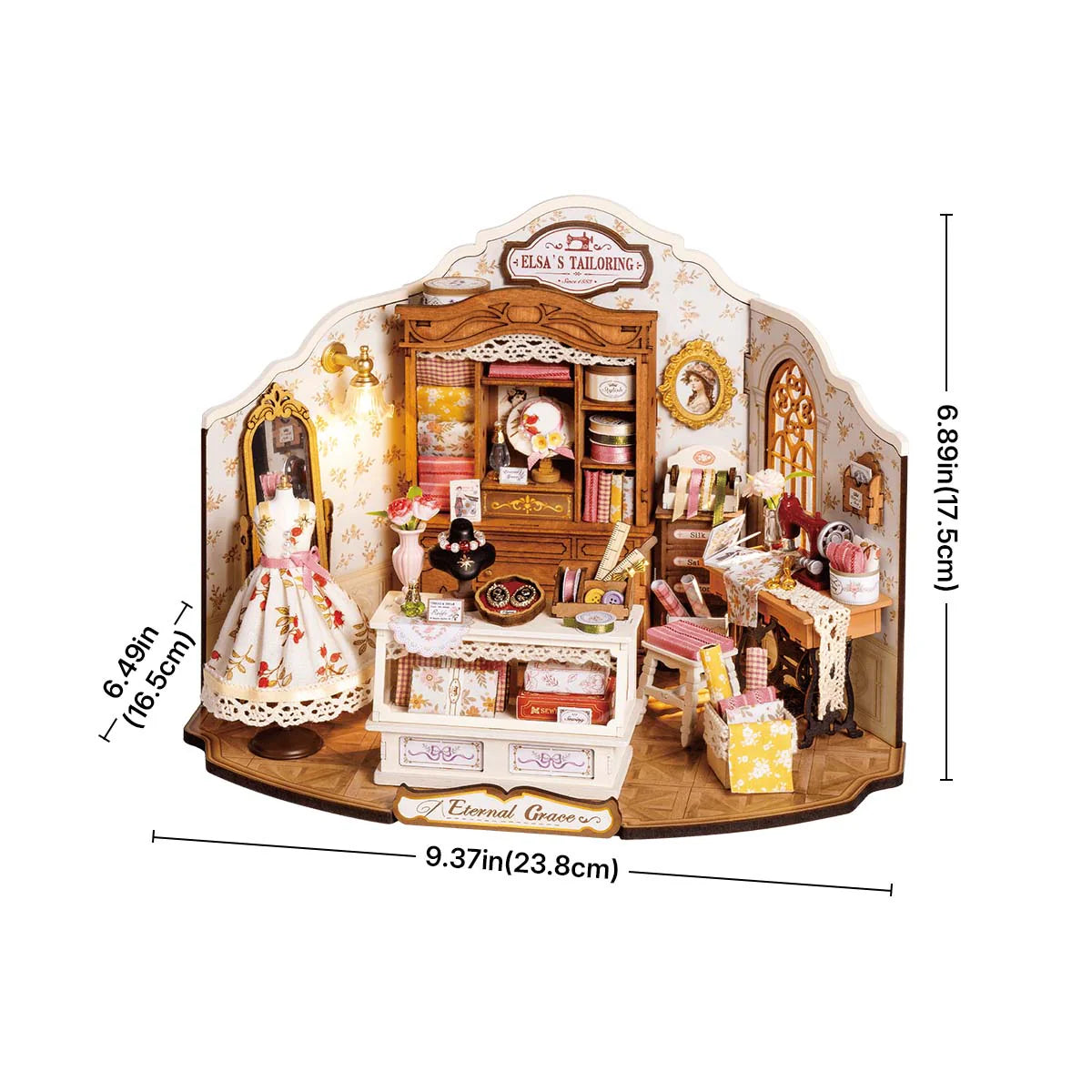 Robotime Rolife DIY Miniature House - Elsa's Tailoring DG178