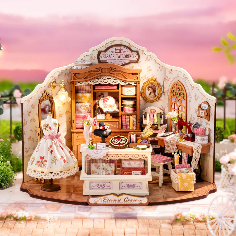 Robotime Rolife DIY Miniature House - Elsa's Tailoring DG178