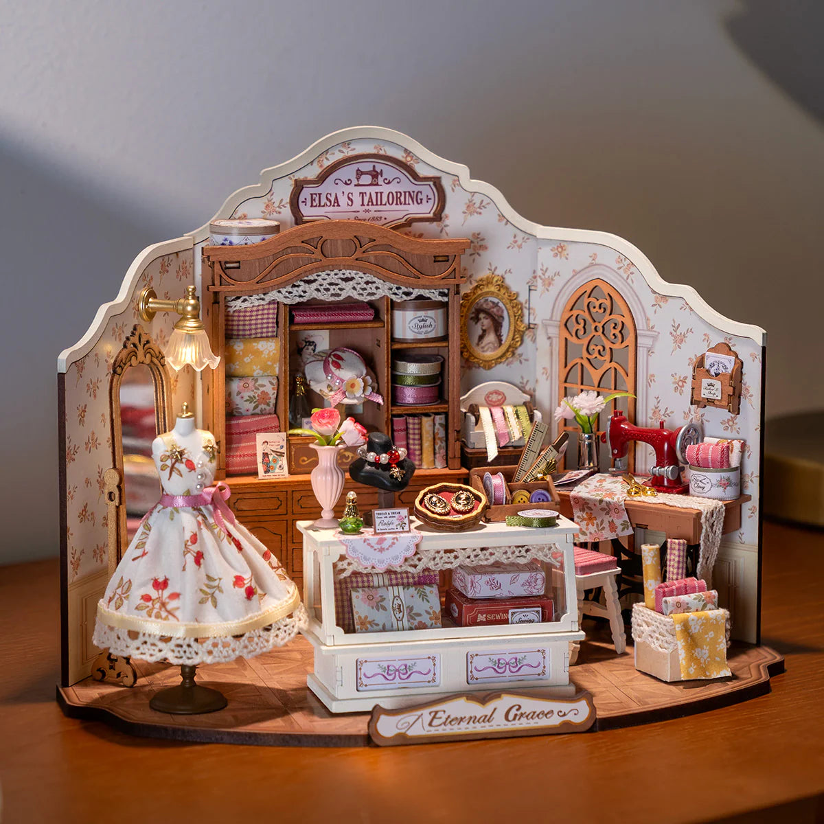 Robotime Rolife DIY Miniature House - Elsa's Tailoring DG178