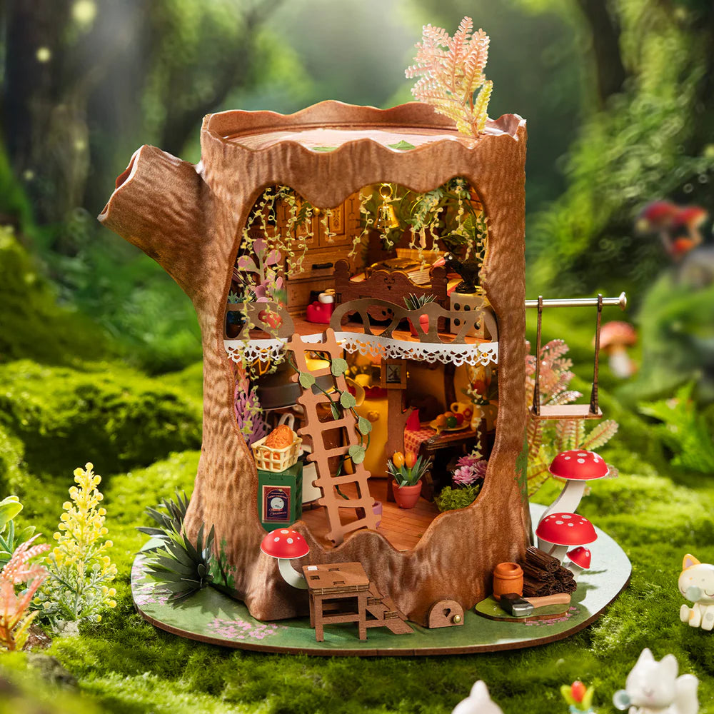 Robotime Rolife DIY Miniature House - Fairytale Tree House DG179